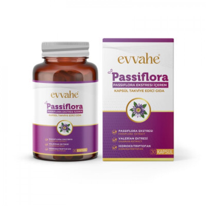 Passiflora Ekstresi İçeren Kapsül Takviye Edici Gıda