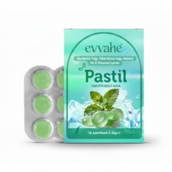 Okaliptüs Yağı, Tıbbi Nane Yağı, Mentol Ve C Vitamini içeren Pastil Takviye Edici Gıda